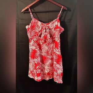 🔴$1SALE$ Red & white mini dress